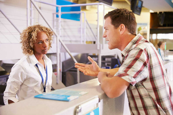 Airline company damage luggage