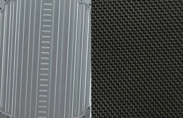 aluminum suitcases vs fabric