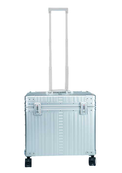 4‑Wheeled Pilot Aluminum Case – Rolling Travel Luggage