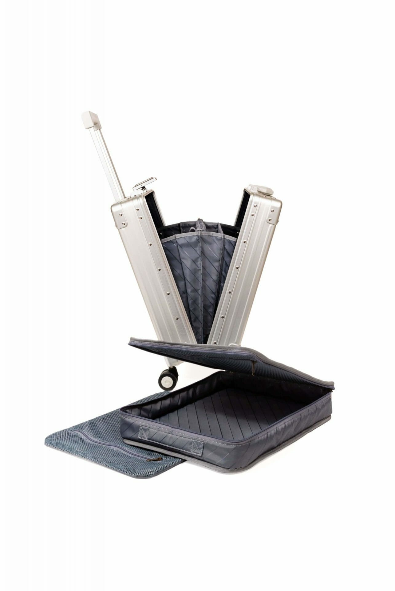 Vertical Business Carry-On|Vertical Business Carry-On|Vertical Business Carry-On|Vertical Business Carry-On|20 inch vertical business carry on suitcase made of aluminum in silver|video talking about the carry-on business case that is 20 inches|20 inch vertical business suitcase carry-on for over night trips blue|Red aluminum luggage for an over night business carry on case