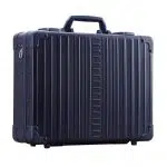 17 inch laptop briefcase made with aluminum video blue