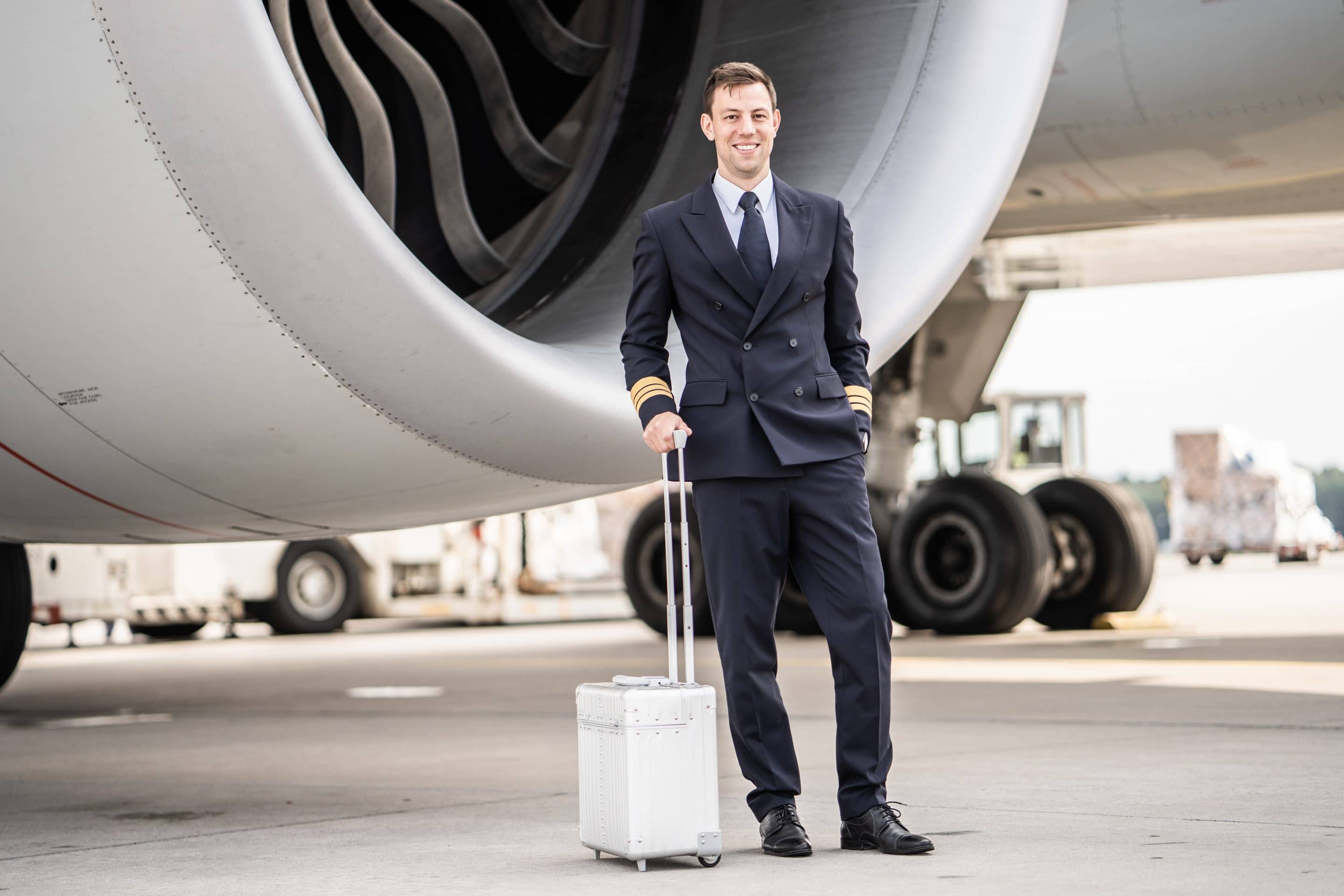 17" Pilot Case Made With Aircraft Grade Aluminum Suitcase for Pilots