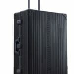 large luggage made with aluminum