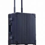 classic carry-on in blue 21 inch made with aluminum