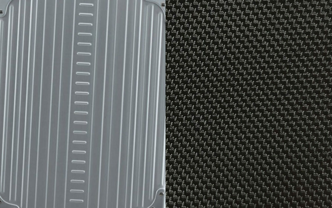 aluminum suitcases vs fabric