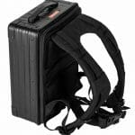Aluminum Backpack Black with padding