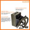 Side open profile of Aleon backpack with zippered pocket