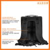 Aleon backpack back with padding and comfortable staps