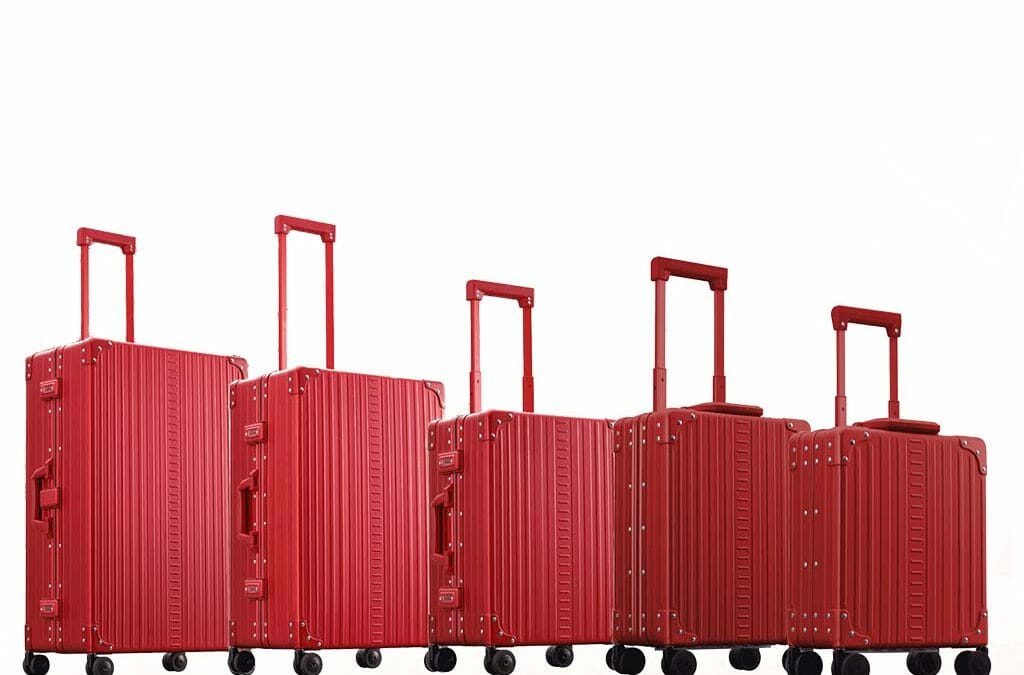 Red Spinner luggage