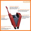 Aleon red rub vertical opening case with spinner wheels and dividers