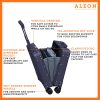 Open Vertical opening Aleon underseat carry on with spinner wheels