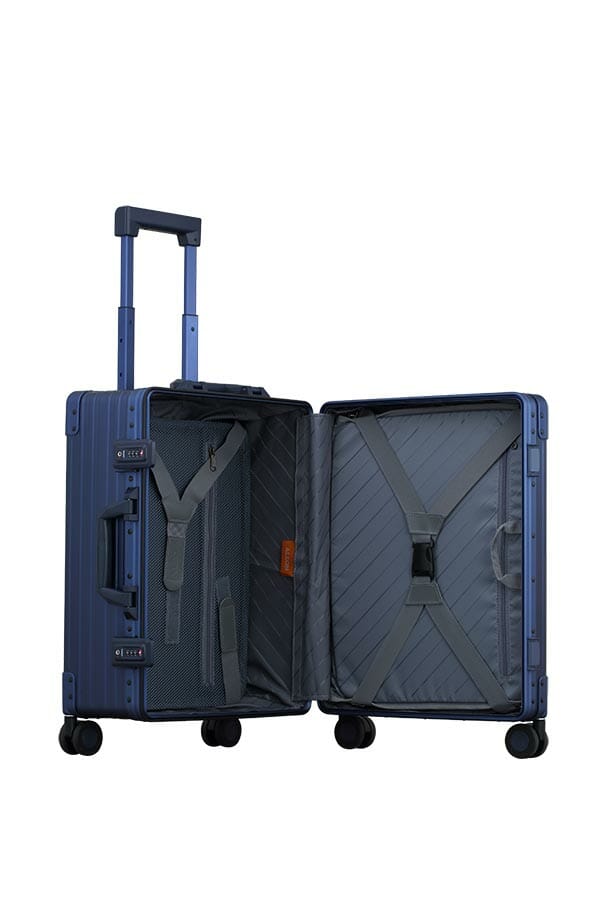 -blue-suitcase-that-is-a-carry-on-with-suit-and-pant-packer-trunk-style