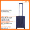 Vertical Aleon carry on with spinner wheels in blue