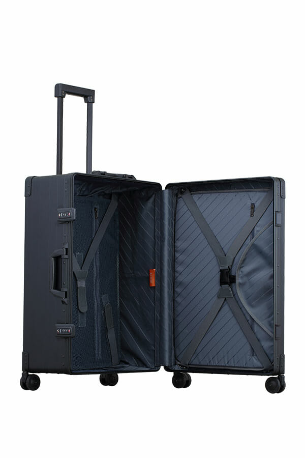 26-inch-hard-side-suitcase-in-black-with-garment-bag-inside-case-open-to-show-gramnet-bag-trunk-style