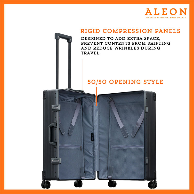 2655-ON-open-(1) (1) Open view of black onyx checked traveler case with compression boards