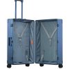 Sapphire Blue Aleon checked 30 inch luggage interior view with dual dividers for organized packing