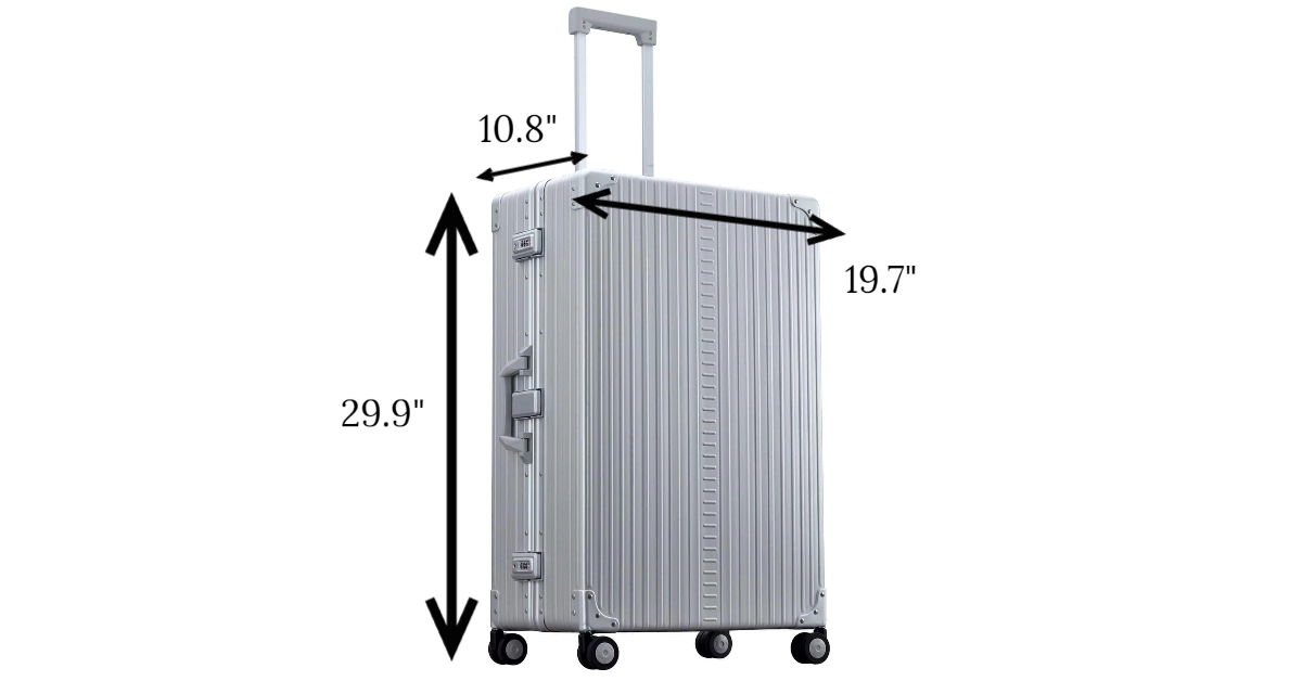 Luggage size store 30 inch